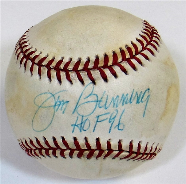 Jim Bunning Signed HOF 96 Baseball