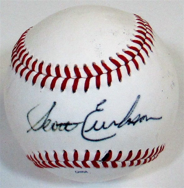 Scott Erickson Signed Baseball