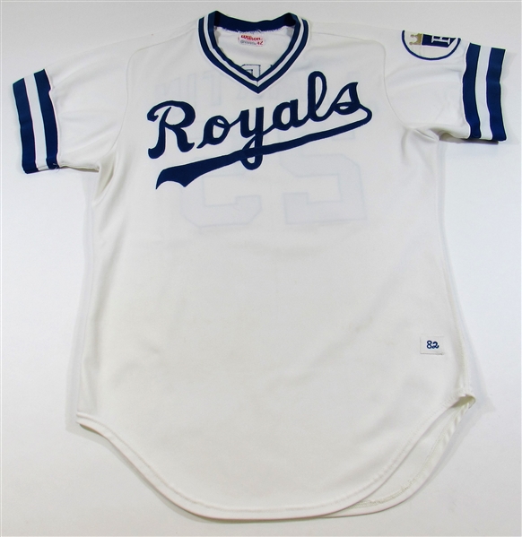 1982 Jerry Martin  Game Used Kansas City Royals Jersey