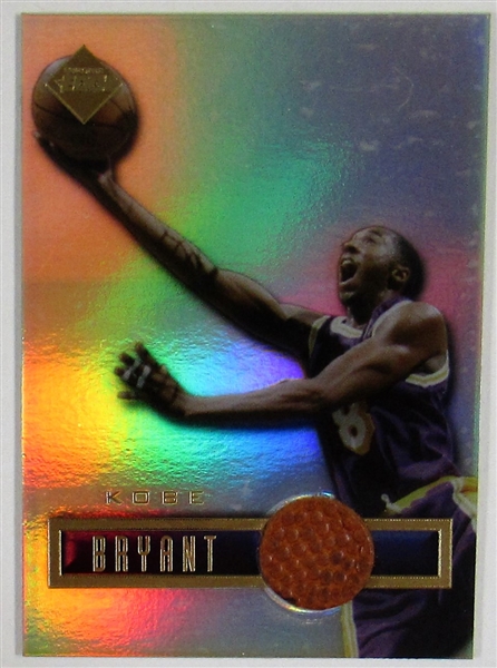1998 Collectors Edge Kobe Bryant GU Ball Relic Card