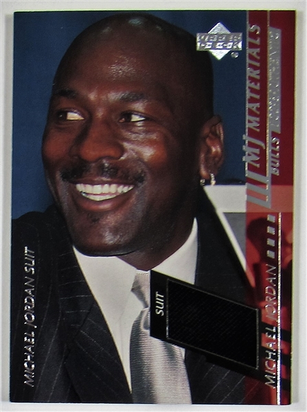 2000 Upper Deck Materials Michael Jordan Suit Card