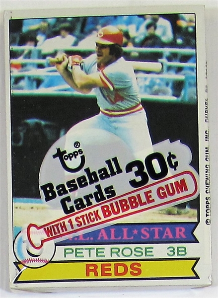 1979 Topps Cello Pack W/ Pete Rose Showing