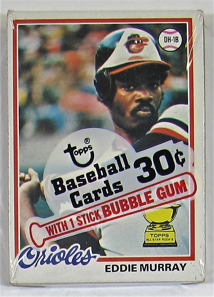 1978 Topps Cello Pack w/Eddie Murray Rookie Showing