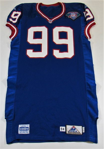 1994 Chris Maumalanga GU N.Y. Giants Jersey