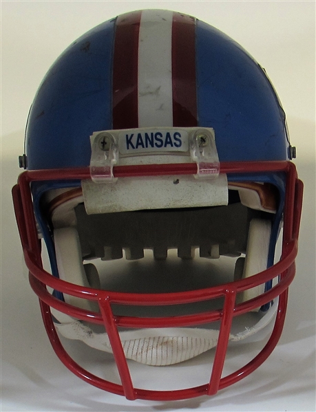 Kansas University Game Used Football Helmet