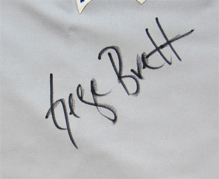 1992 George Brett Signed Game Used Jersey