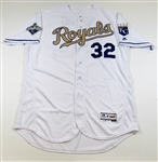 Chris Young Game Used 2016 Friday KC Royals Special Gold Jersey