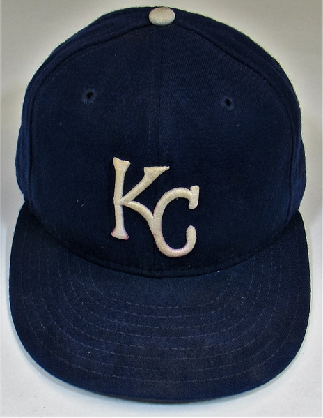 1998 Jose Rasado Kansas City Royals Game Used & Signed Cap