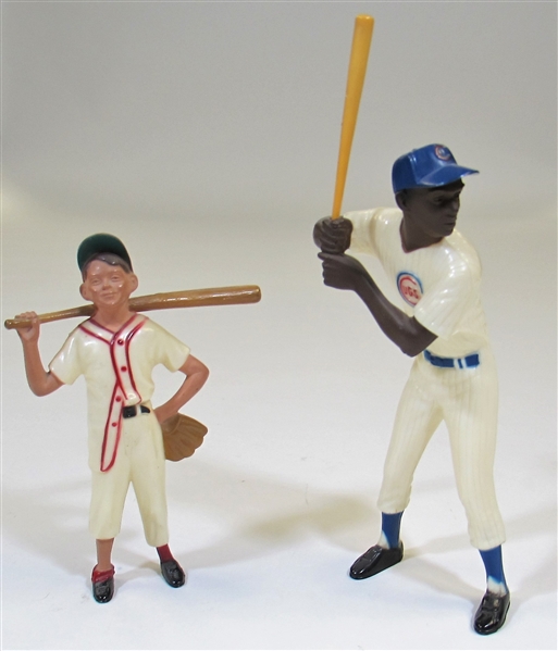 Ernie Banks & Bat-boy 1988 Anniversary Limited Edition Figurine.