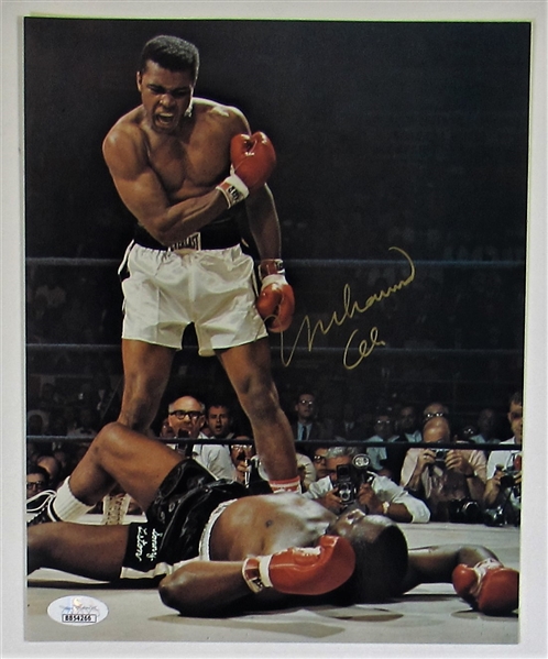 Muhammad Ali Signed Photo Clay vs Sonny Liston - JSA