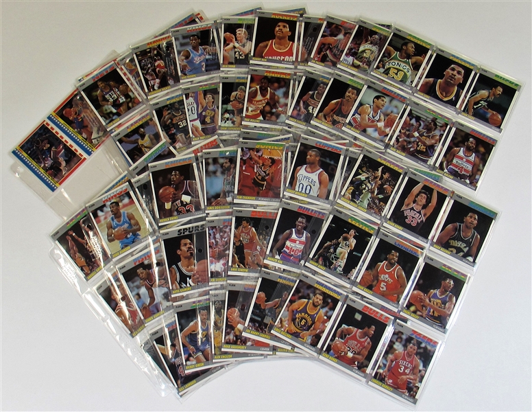 1987-88 Fleer Basketball Set w/Stickers Michael Jordan SGC 7.5