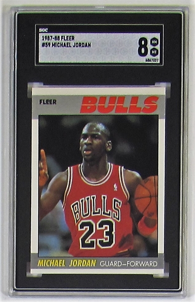 1987-88 Fleer Michael Jordan #59 SGC 8