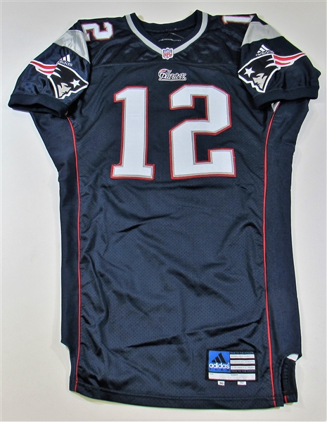 Tom Brady Game Used 2000 Rookie Patriots Jersey