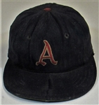1957 Billy Martin Game Used Kansas City Athletics Cap