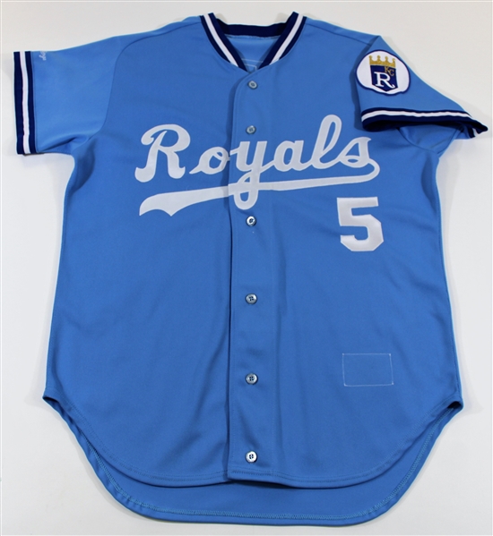 1990 George Brett  Game Used Kansas City Royals Jersey