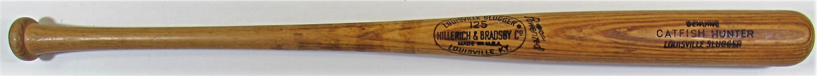 1970-72 Jim "Catfish" Hunter Game Used Oakland Athletics Bat