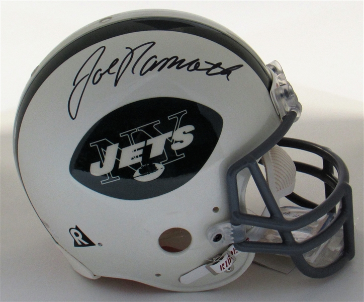 Joe Namath Signed Pro Model NY Jets Helmet - Steiner