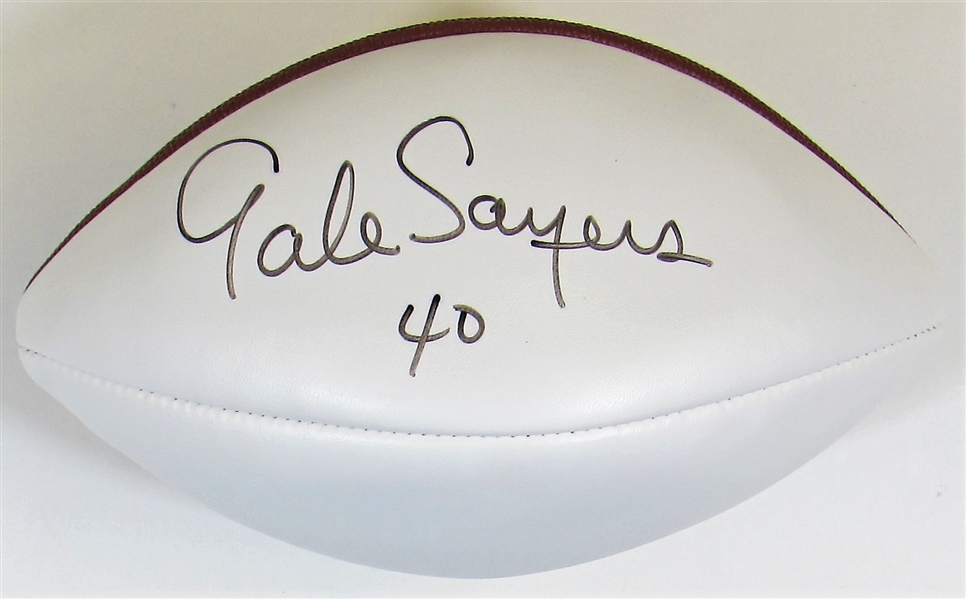 Gale Sayers Signed #40 Wilson Footabll