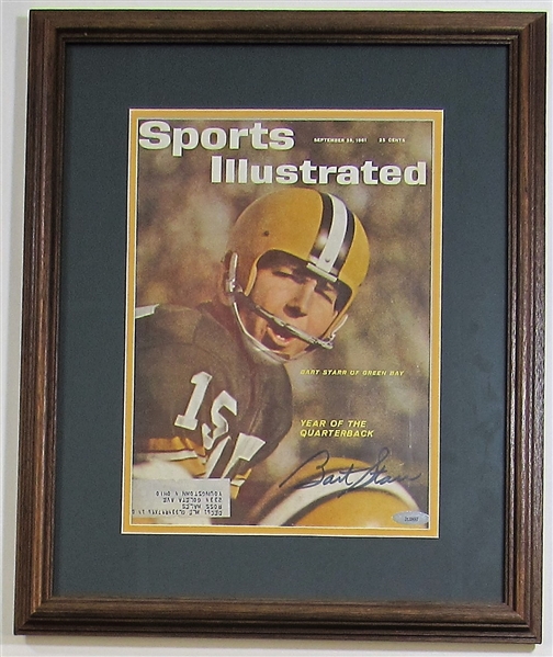 Bart Starr Signed Sports Illustrated