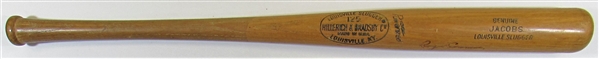1965-68 Spook Jacobs Game Used Bat Roger Cramer Signed
