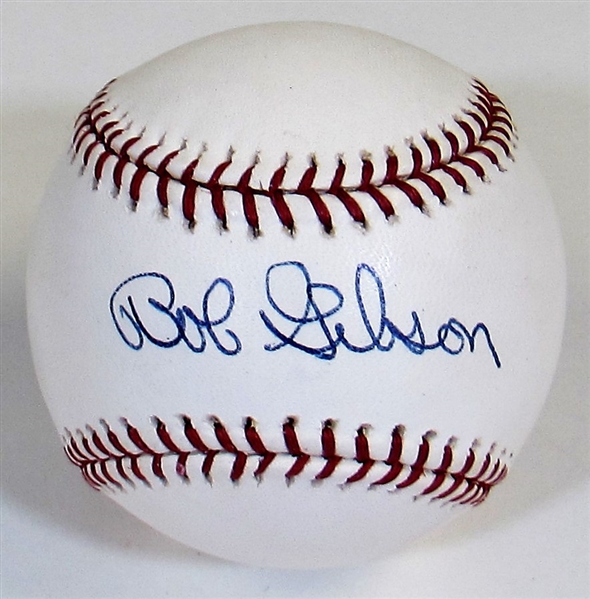Bob Gibson Signed MLB Baseball