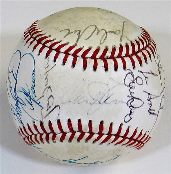 1987 N.L. All-Star Team Signed Baseball