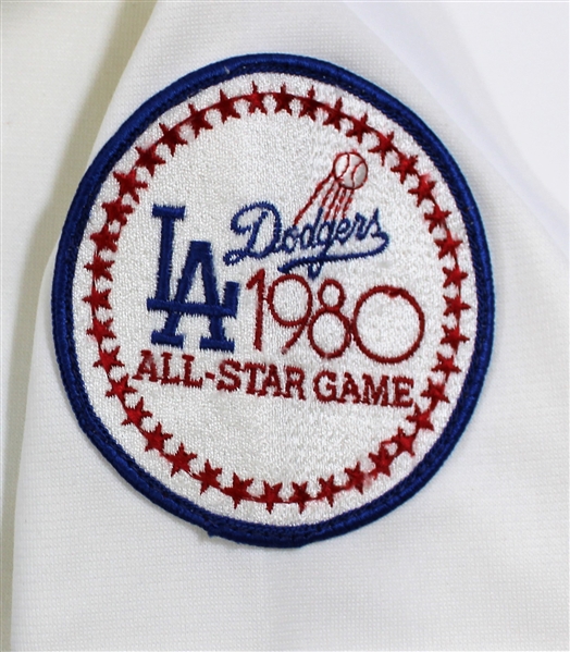1980 Rick Sutcliffe Game Used LA Dodgers All-Star Patch Jersey