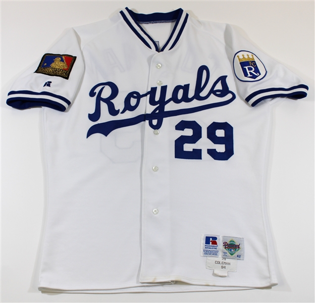 1994 Vince Coleman Game Used Kansas City Royals Jersey