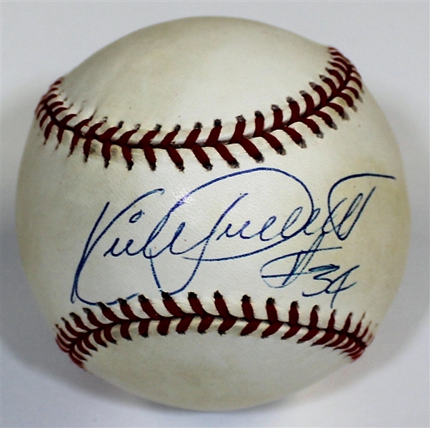 Kirby Puckett Single Signed Baseball - JSA