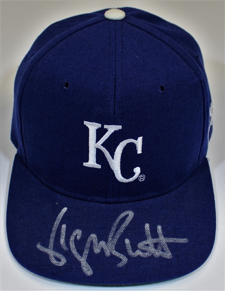 George Brett Signed Kansas City Royals Baseball Cap - JSA