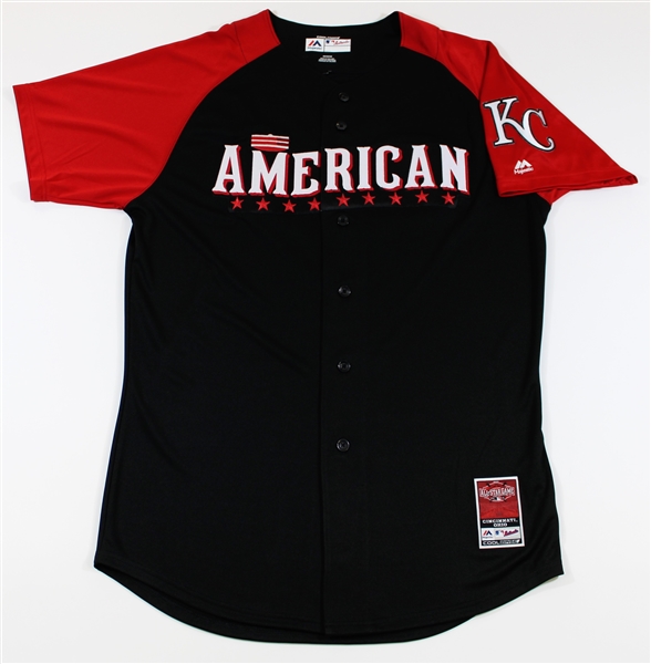 Lorenzo Cain Signed 2015 All-Star Game Jersey - Loa Mo Sports