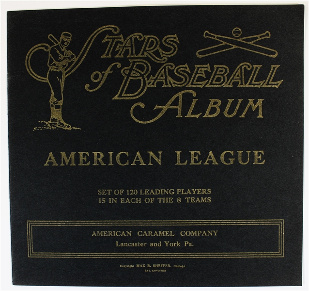 1921 Stars of Baseball Album - American League Mint Condition
