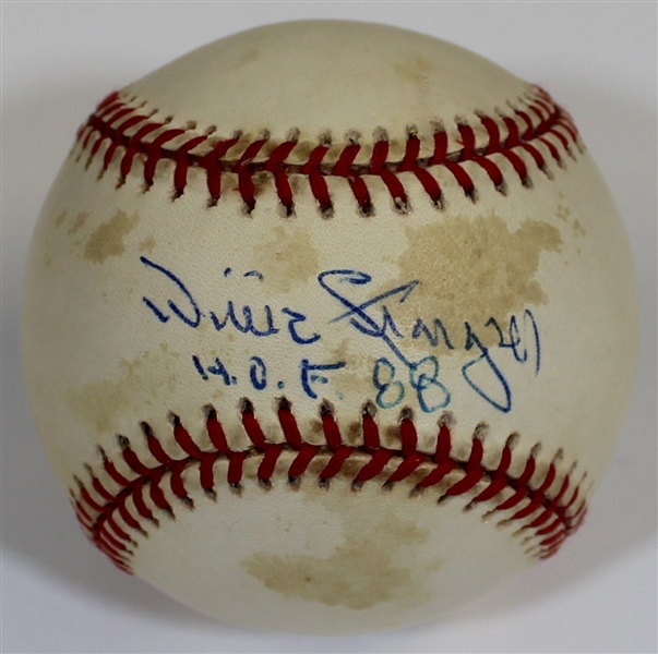 Willie Stargell Signed Baseball - JSA