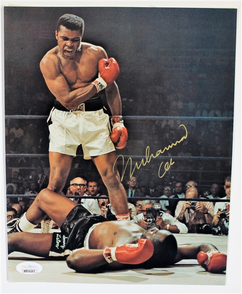 Muhammad Ali Signed 8x10 "Ali over Liston" - JSA