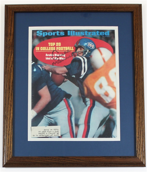 Archie Manning Signed Sports Illustrated
