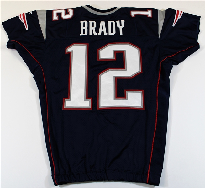 Tom Brady 2006 Game Worn Patroits Jersey - Mears Letter