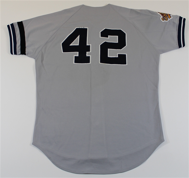 1996 ALCS Mariano Rivera Game Used Jersey - Photo Match