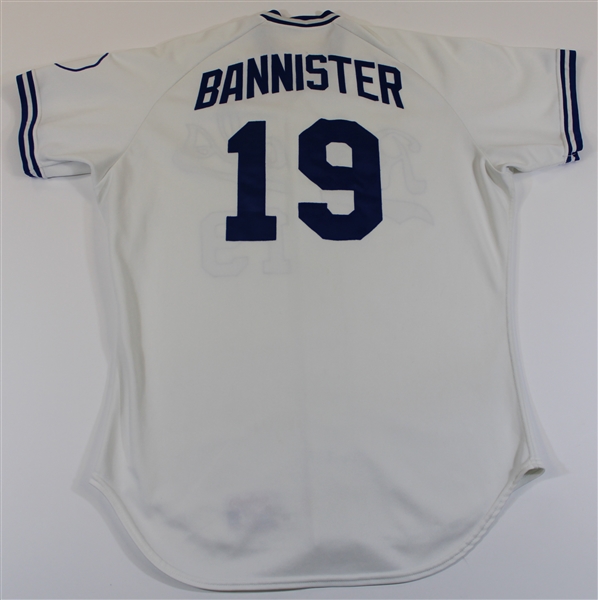 Floyd Bannister Set 1 -1989 Game Worn Kansas City Royals Jersey