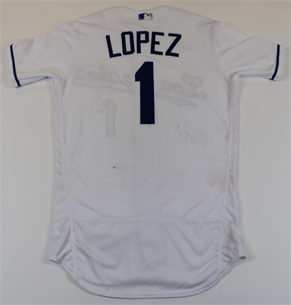 Nicky Lopez 2020 Game Used & Signed Kansas City Royals Jersey - MLB JB449214