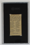 1909 E91B Eddie Collins Card SGC VG 3.5