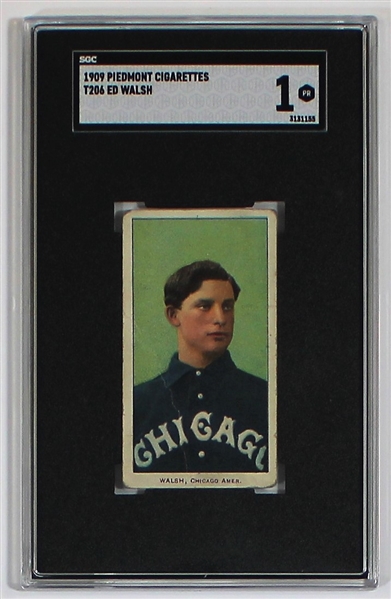 1909-11 T206 Ed Walsh SGC 1