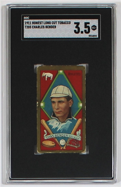 1911 T205 Charles Bender Card SGC 3.5 VG