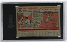 1956 Topps Roberto Clemente Gray Back SGC 3 VG