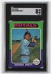 1975 Topps George Brett Rookie Card SGC 8 NM