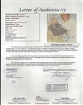 1970 Topps Willie Mays Lot x 2 Signed Card & Booklet - JSA