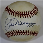 Joe DiMaggio Signed Bobby Brown Baseball - JSA