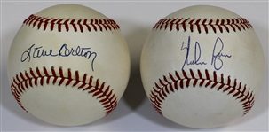 Steve Carlton & Nolan Ryan Signed Baseballs - JSA