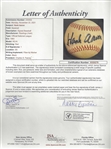Hank Aaron Signed Baseball Lot of 2 - JSA