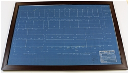 Kansas City Blues 1923 Original Framed Architectural Drawing  