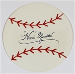 Heinie Mueller Signed Cut - JSA